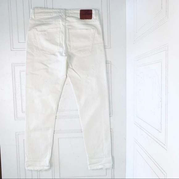 ZARA woman premium denim collection ripped distressed jeans women  4 - Picture 4 of 15